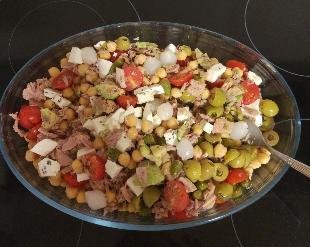Ensalada de garbanzos!