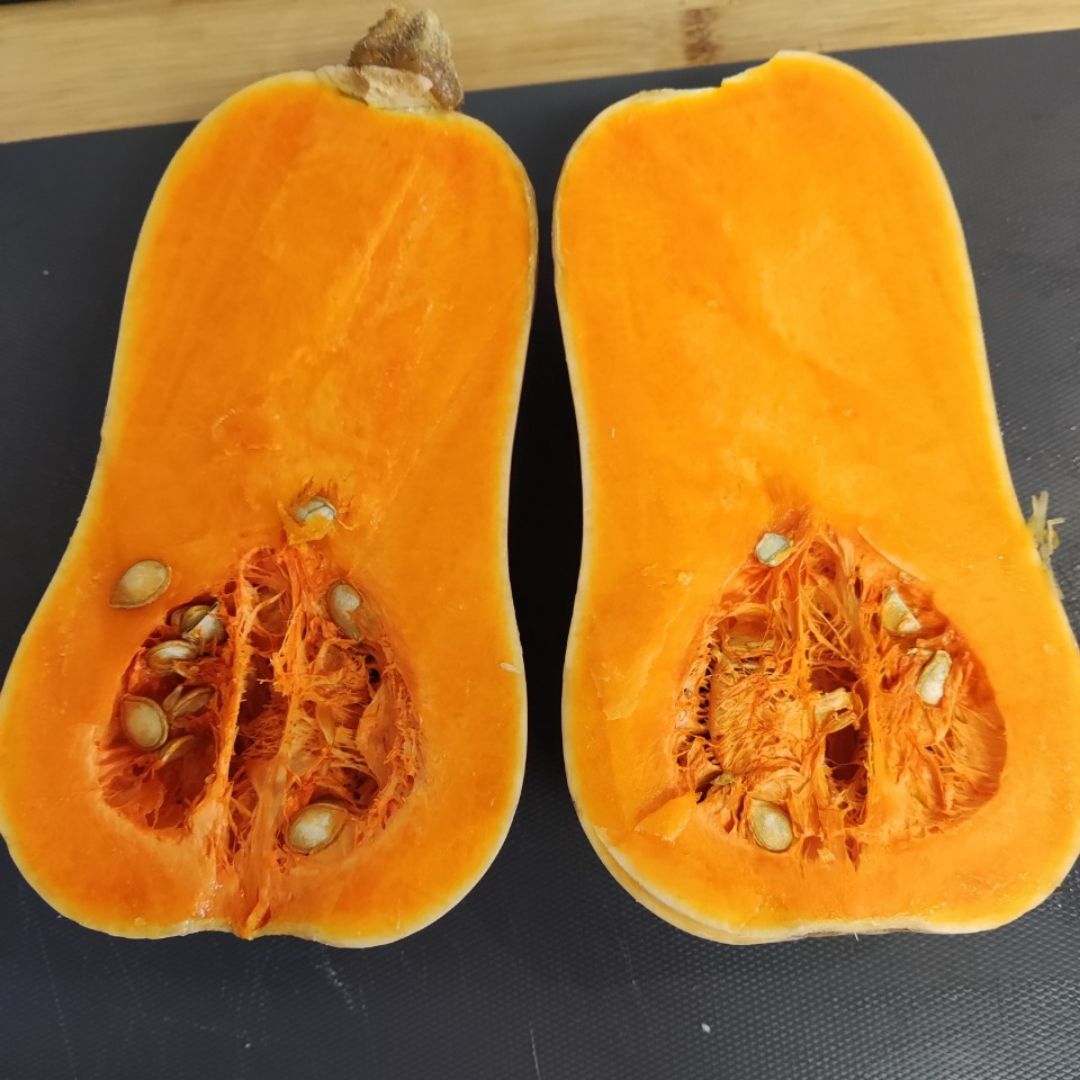 Calabaza rellena de carne  Paso 0