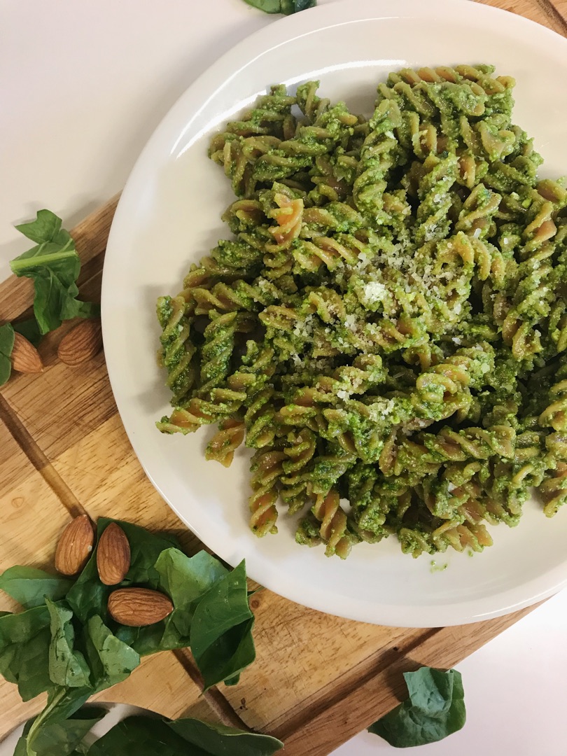 SALSA ESPINACAS TIPO PESTO🌱