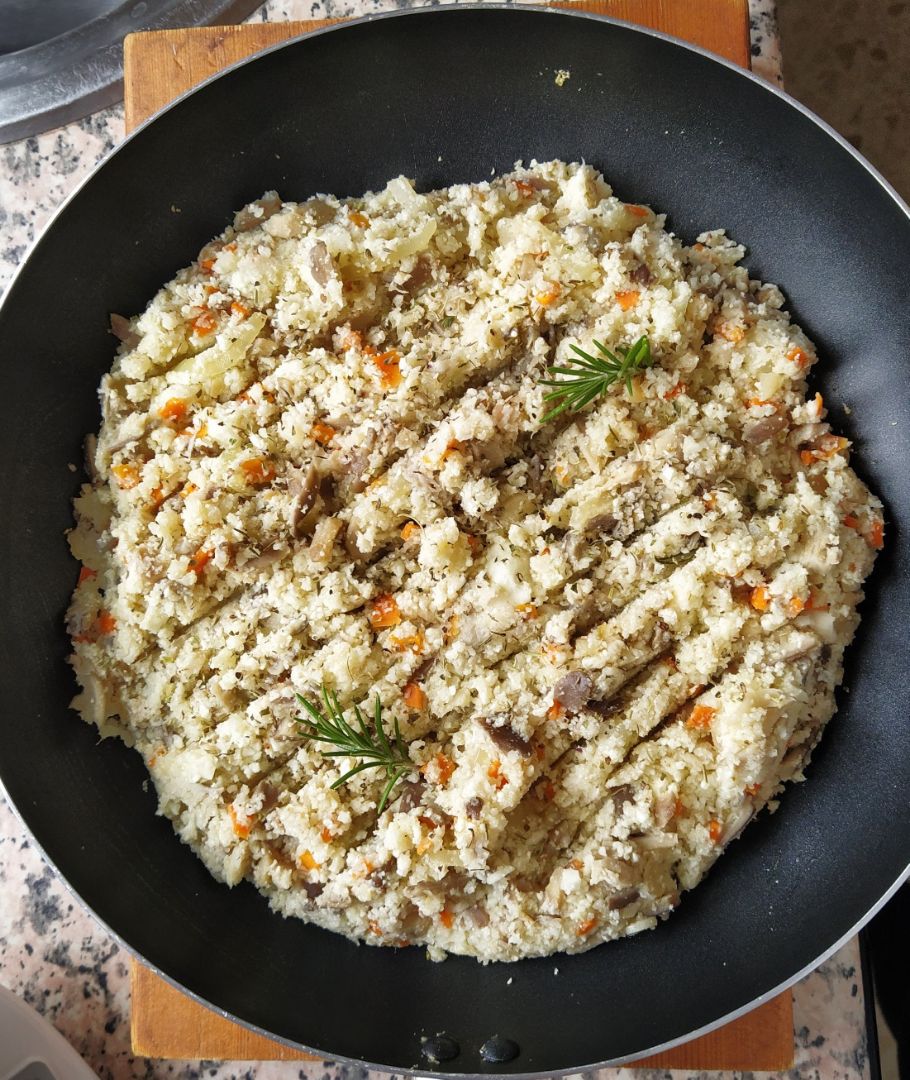 Coliarroz con setas Coliarroz con setas