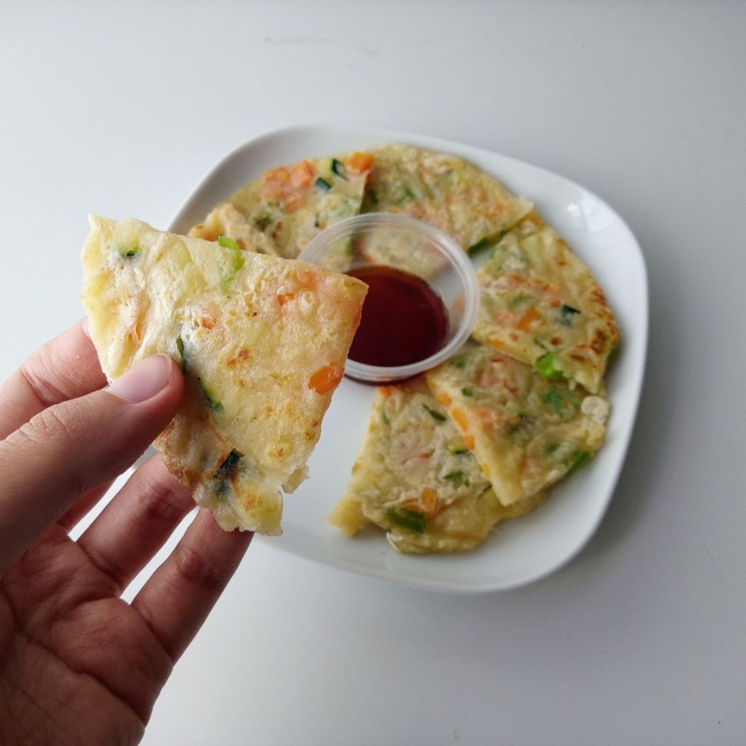 Pancakes de verduras Pancakes de verduras