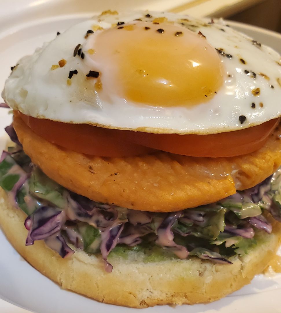 Hamburguesa de salmón (toque asiatico) Paso 3 Hamburguesa de salmón (toque asiatico) Paso 3