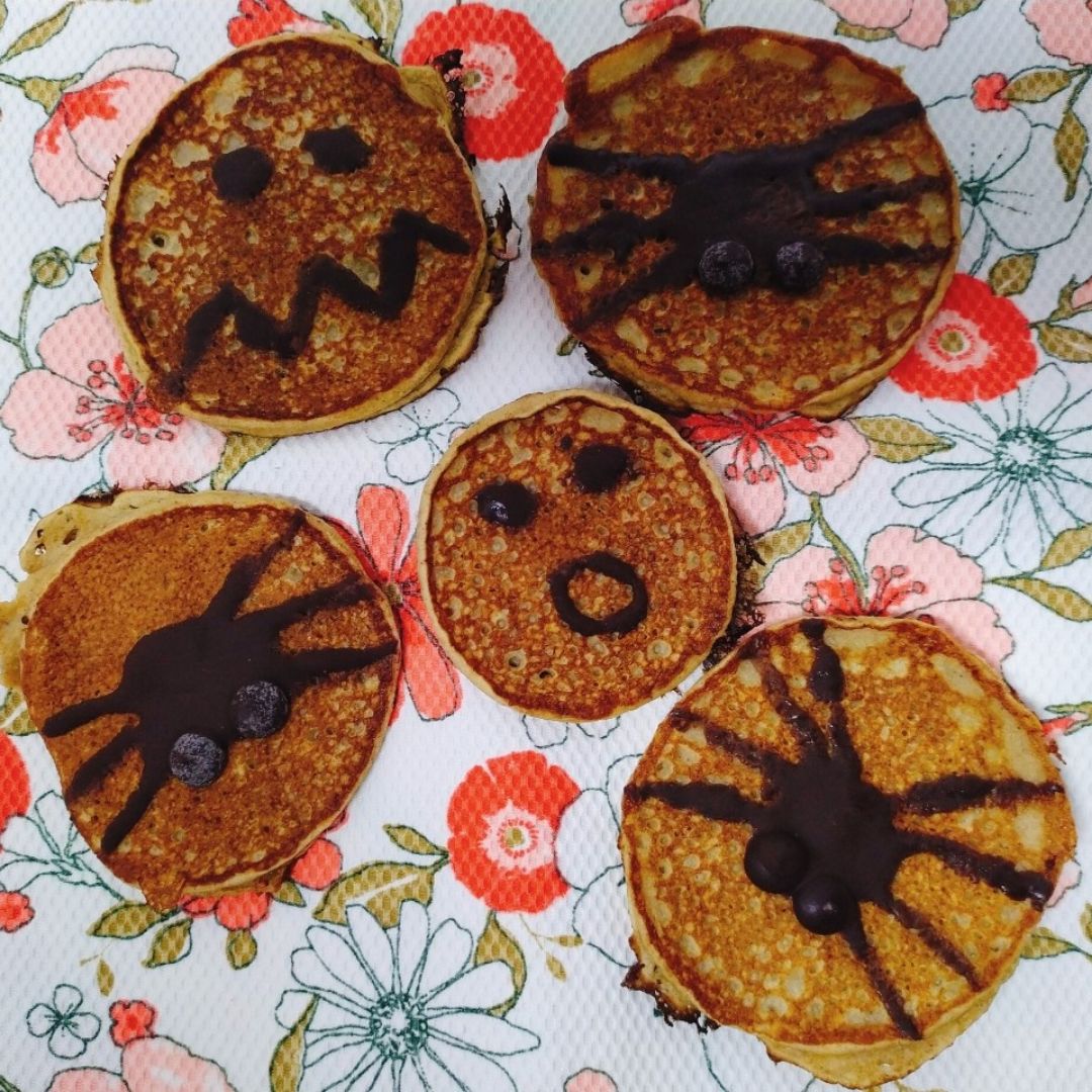 Tortitas de Halloween Tortitas de Halloween