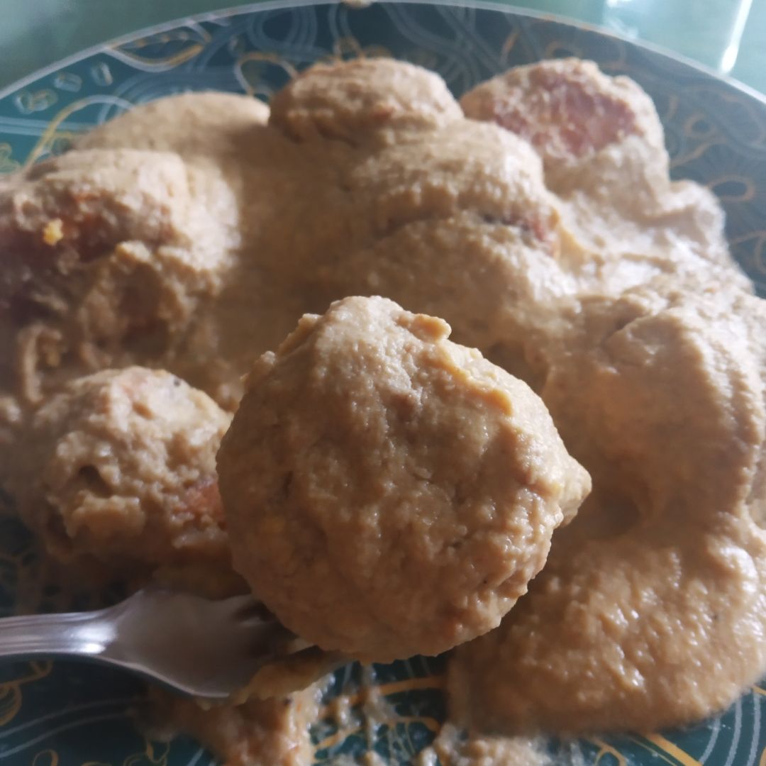 ALBÓNDIGAS DE ALUBIAS BLANCAS Paso 6 ALBÓNDIGAS DE ALUBIAS BLANCAS Paso 6