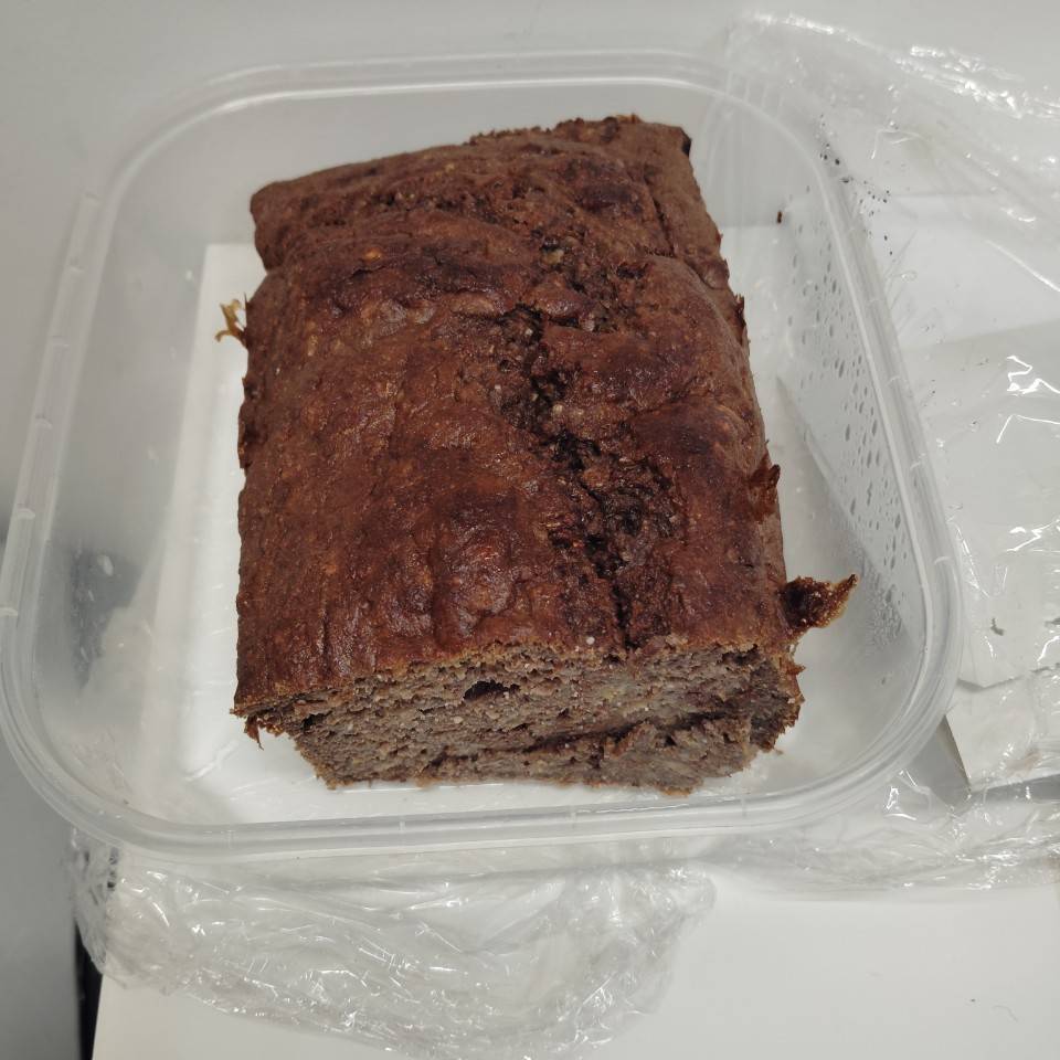 Banana bread con avena Banana bread con avena
