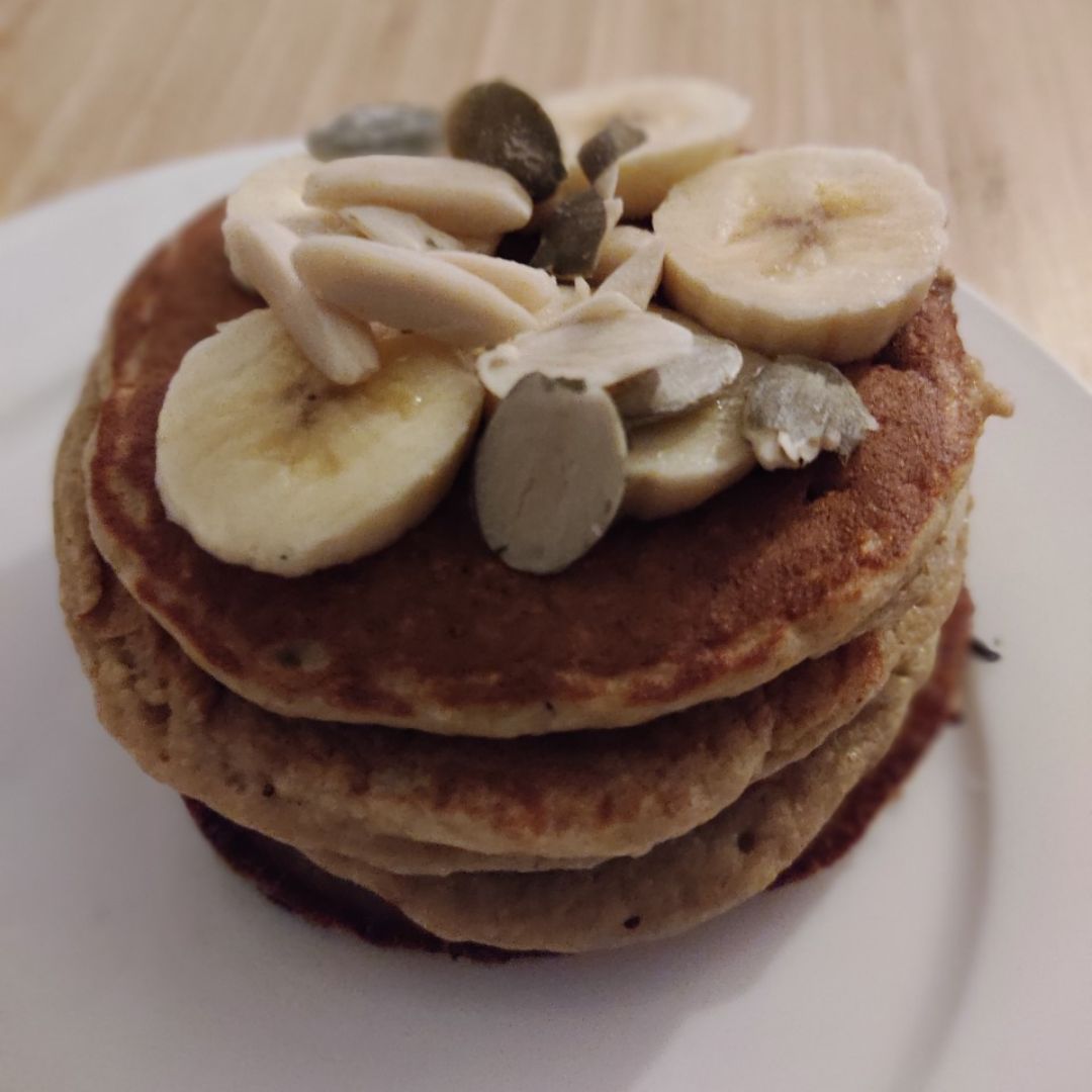 Tortitas de manzana y avena