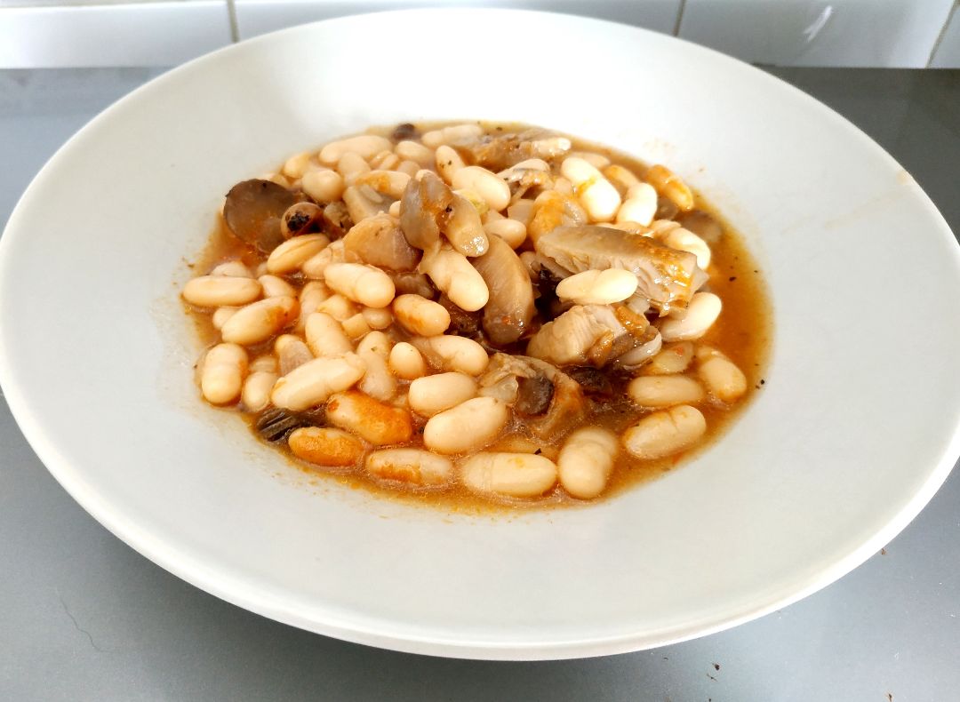 Fabas con setas (vegano) Fabas con setas (vegano)
