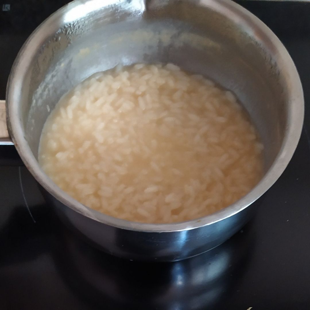 Arroz cremoso con Salmón Paso 0 Arroz cremoso con Salmón Paso 0