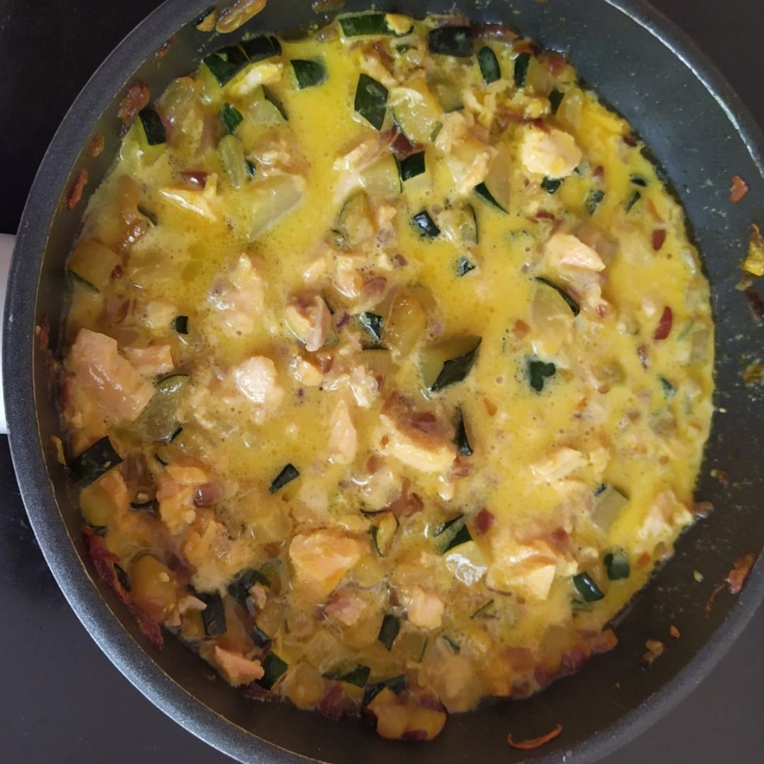 Arroz cremoso con Salmón Paso 2 Arroz cremoso con Salmón Paso 2