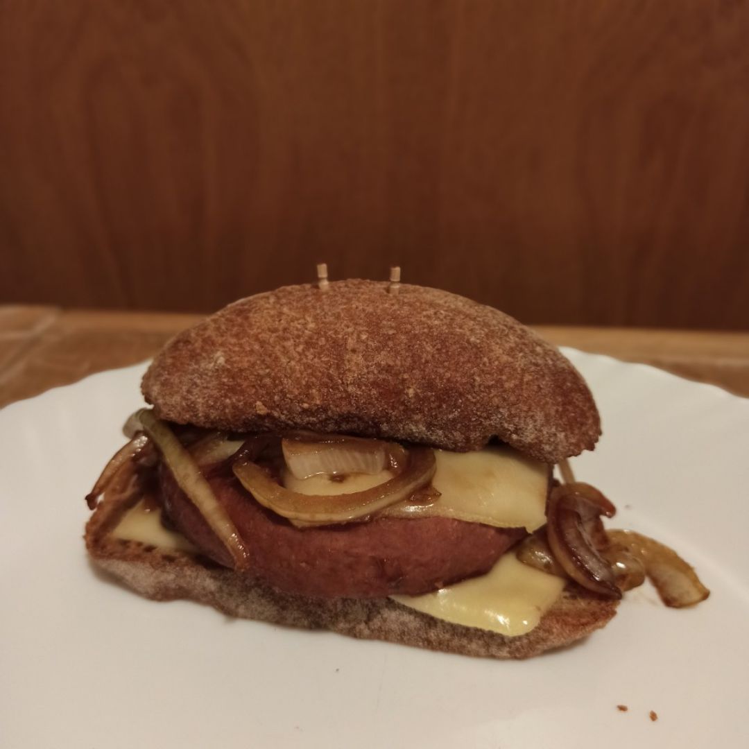 Hamburguesa Vegetariana, rápida y deliciosa Hamburguesa Vegetariana, rápida y deliciosa