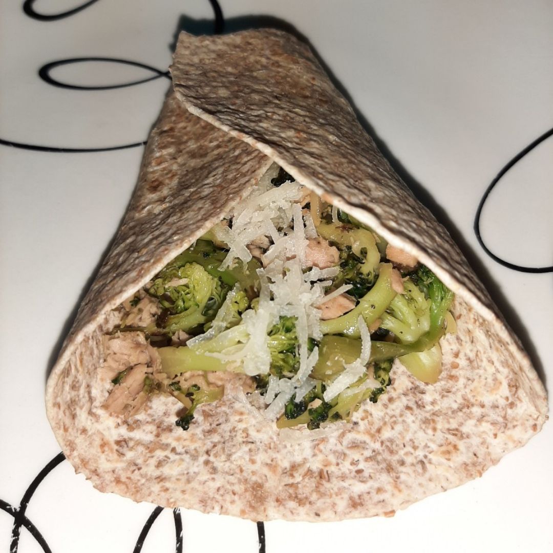 Fajitas de brócoli y atún Fajitas de brócoli y atún