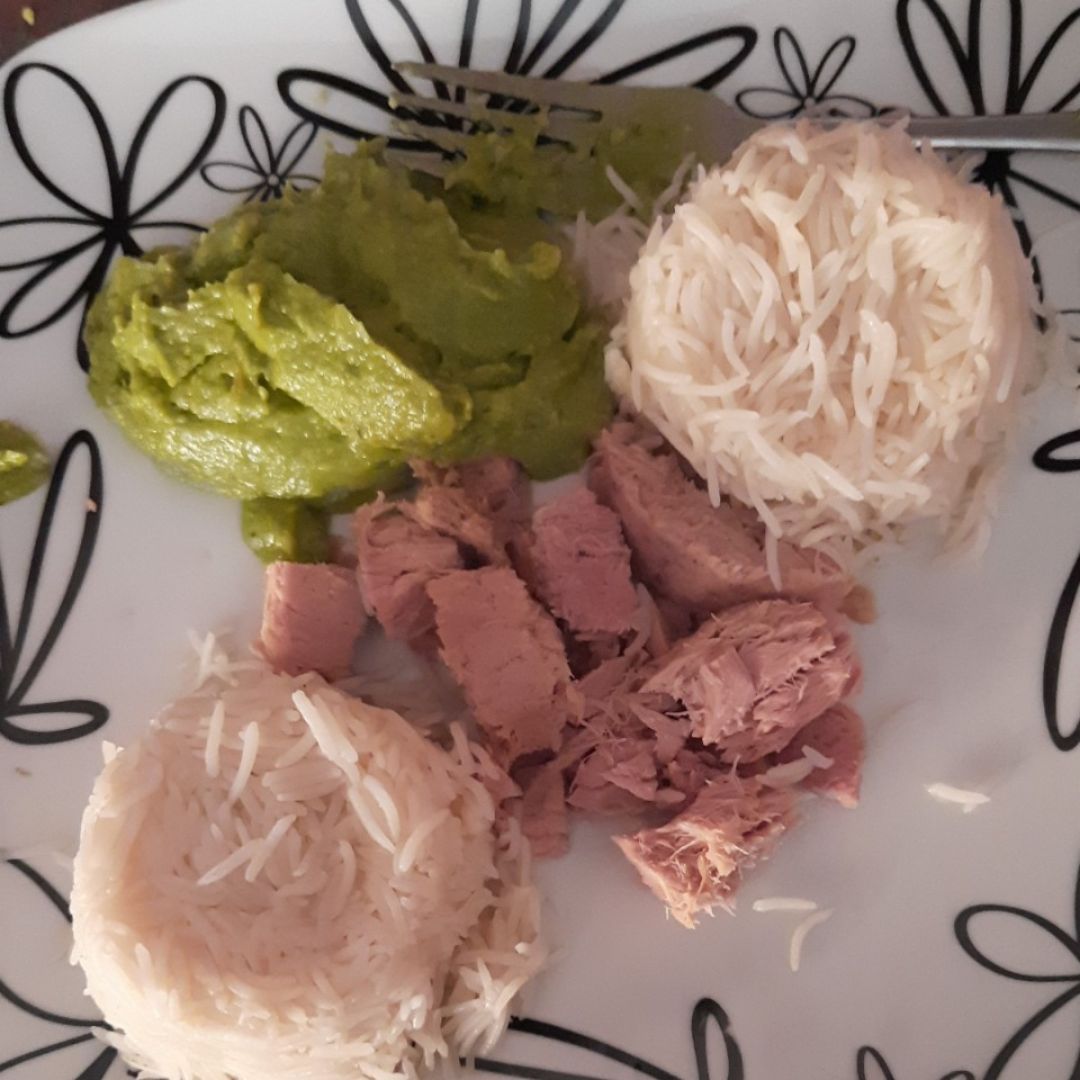 Arroz con atĂșn y guacamole đ„ Arroz con atĂșn y guacamole đ„