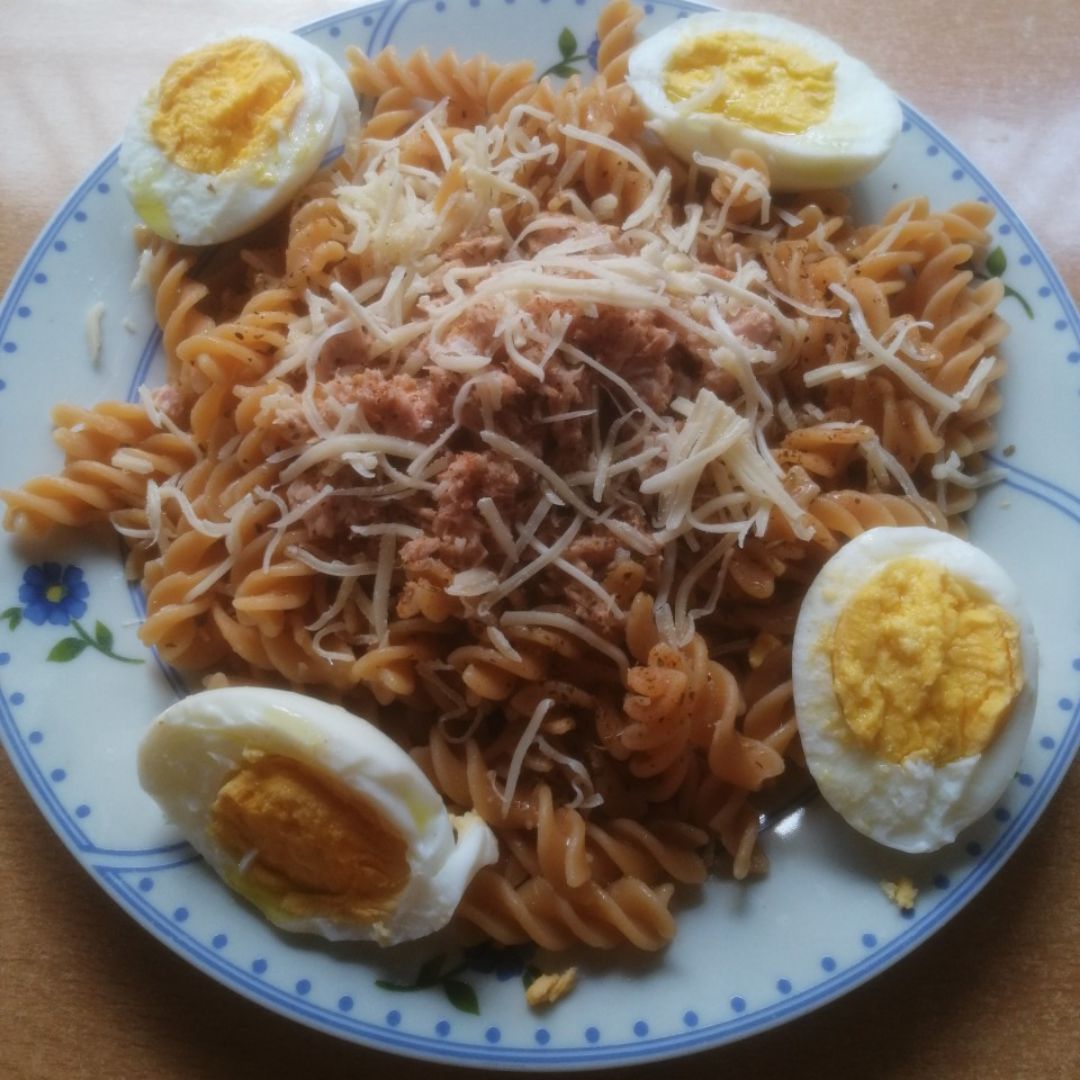 Pasta de lentejas con atún y huevo Pasta de lentejas con atún y huevo