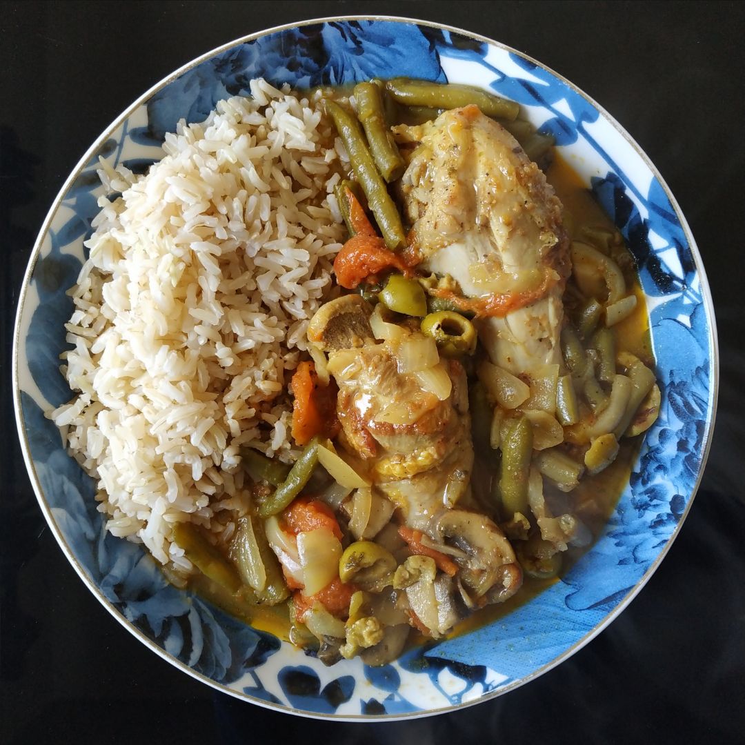 Pollo a la mostaza Pollo a la mostaza