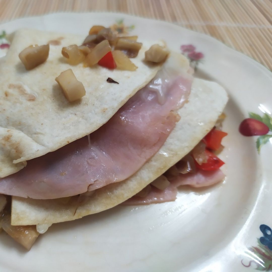 TACO RF DE JAMÓN Y QUESO 🌮 TACO RF DE JAMÓN Y QUESO 🌮