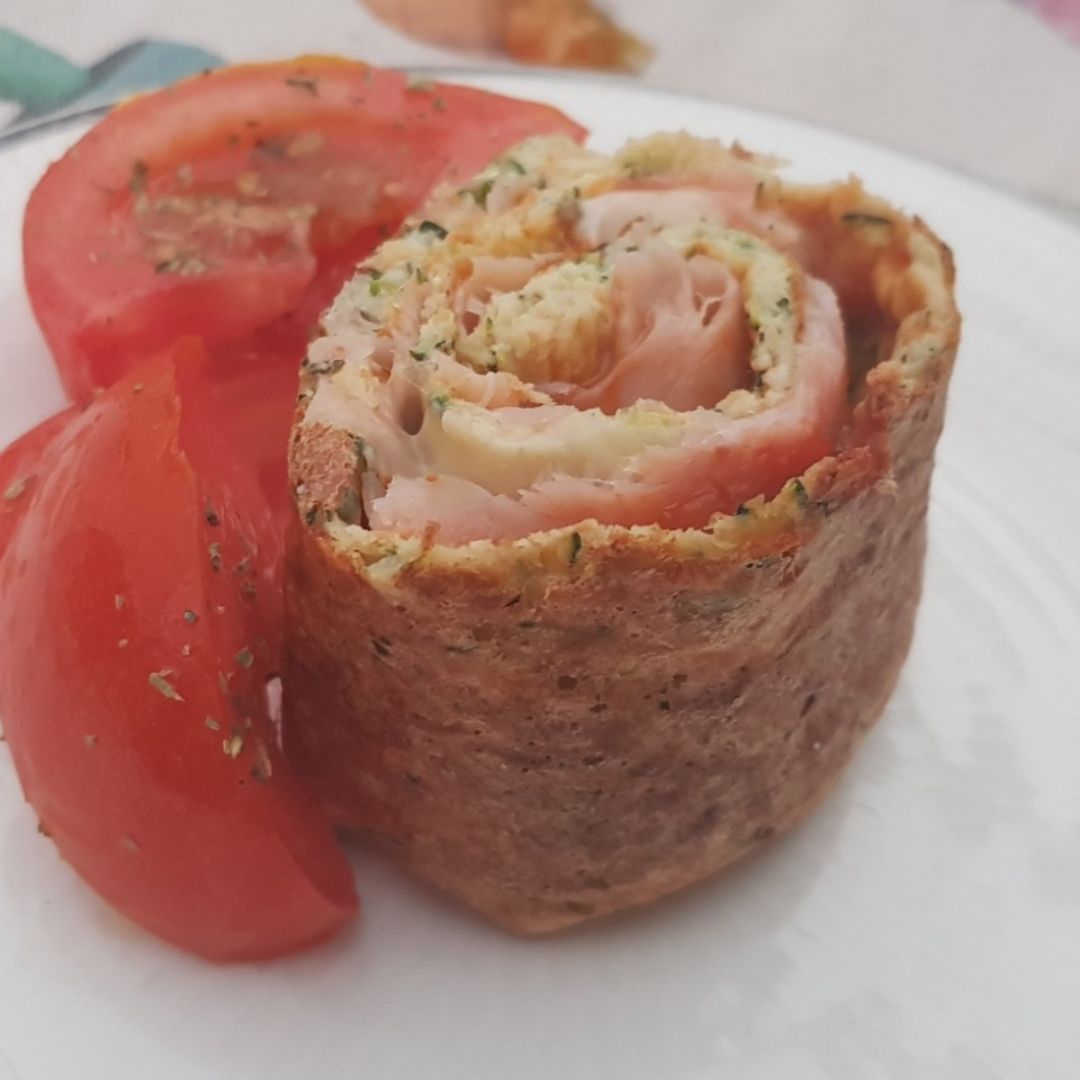 BRAZO DE GITANO SALADO CON BASE DE CALABACÍN BRAZO DE GITANO SALADO CON BASE DE CALABACÍN