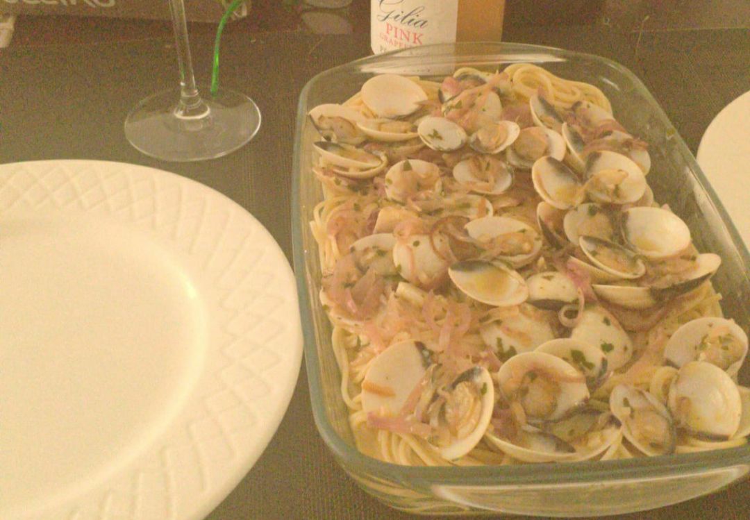 Spagetti con almejas