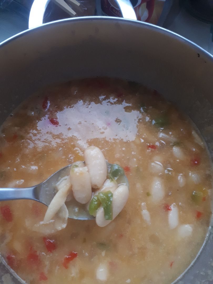 Alubias blancas con verduras Alubias blancas con verduras