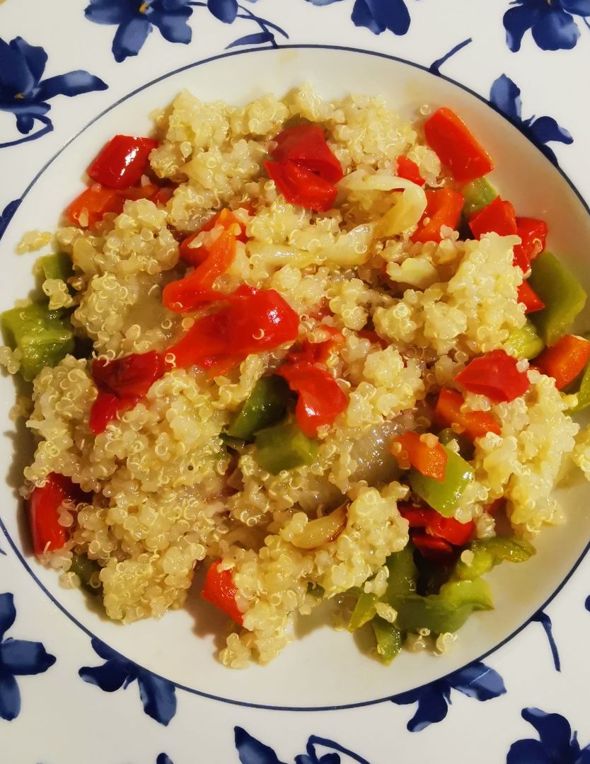 Quinoa con pimientos