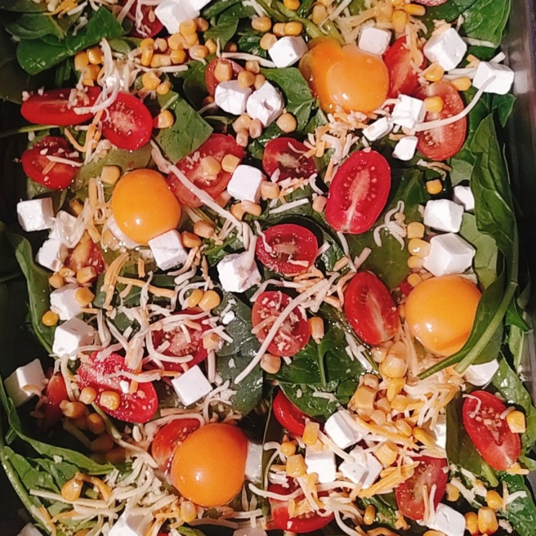 Espinacas con huevos al horno Paso 0 Espinacas con huevos al horno Paso 0
