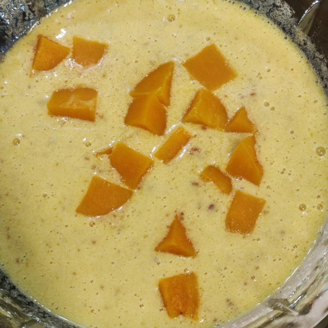 Bizcocho marmolado de calabaza 🎃 Paso 3 Bizcocho marmolado de calabaza 🎃 Paso 3