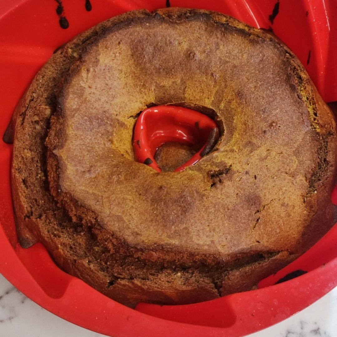 Bizcocho marmolado de calabaza 🎃 Paso 9 Bizcocho marmolado de calabaza 🎃 Paso 9