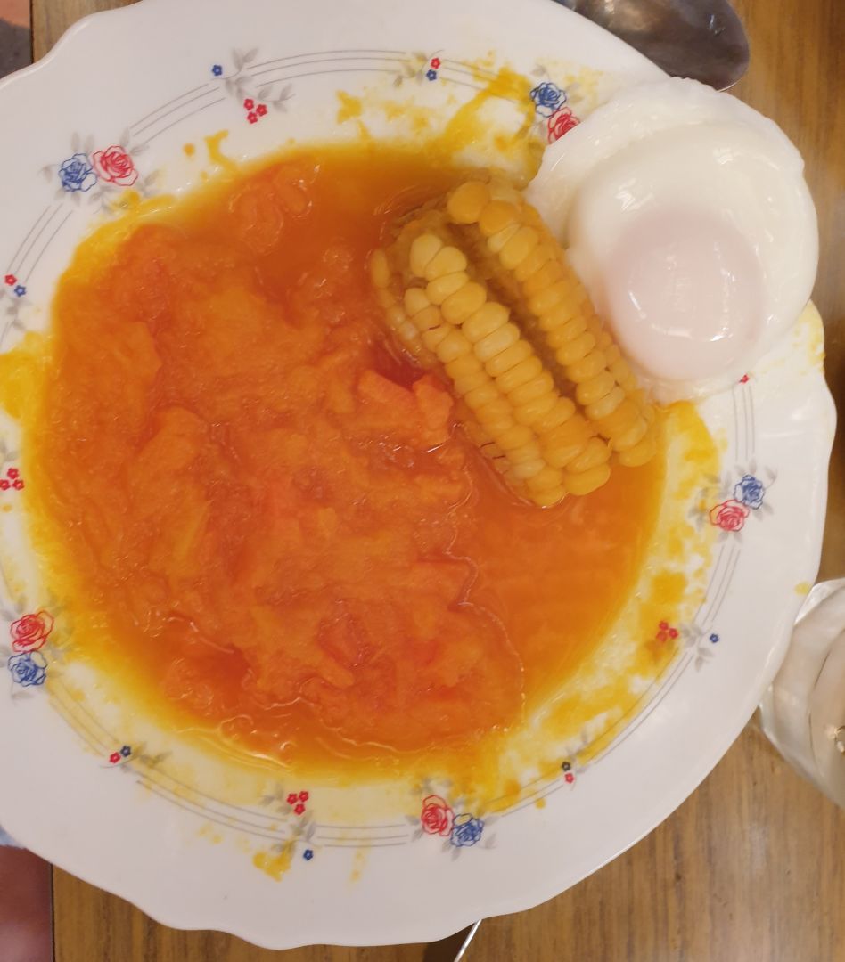Potaje de calabaza + 🥕+🥚+🌽 Potaje de calabaza + 🥕+🥚+🌽