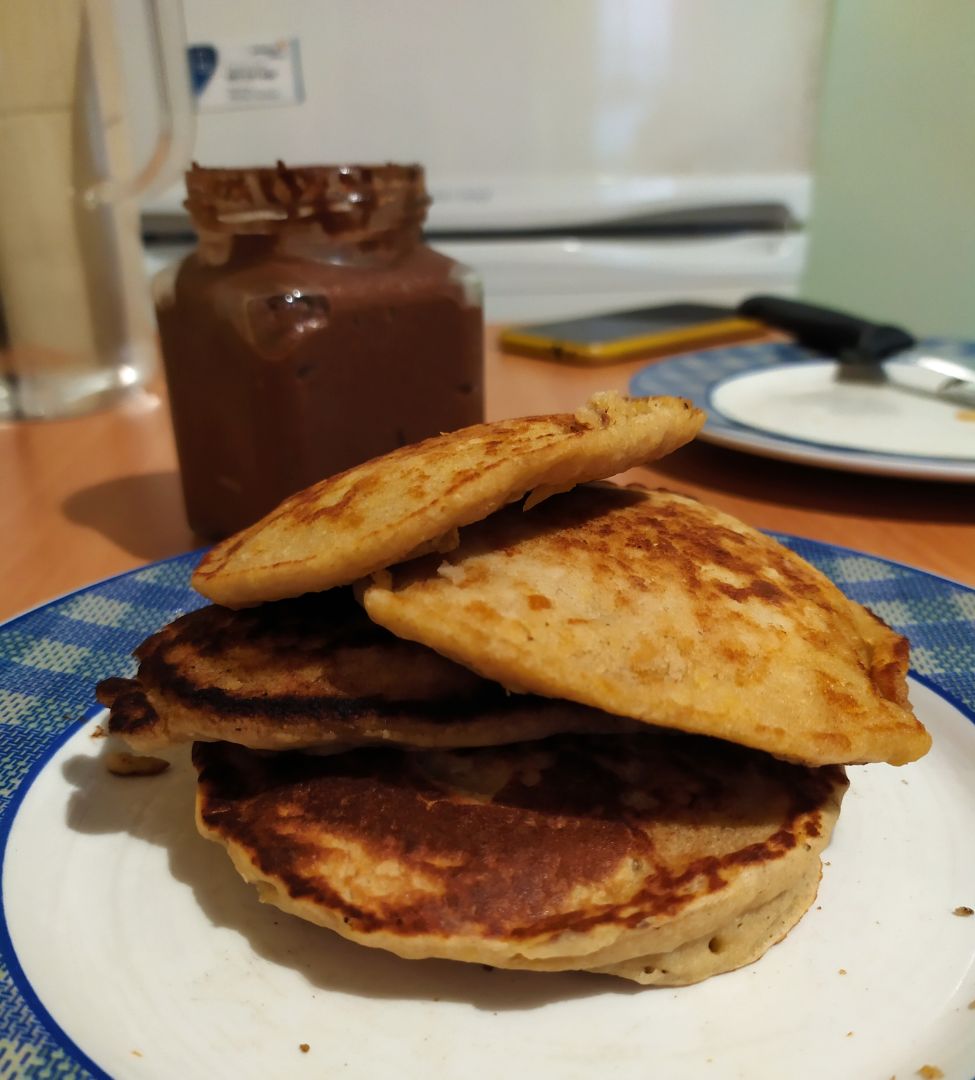 Tortitas de plátano con Nocilla Realfood Tortitas de plátano con Nocilla Realfood