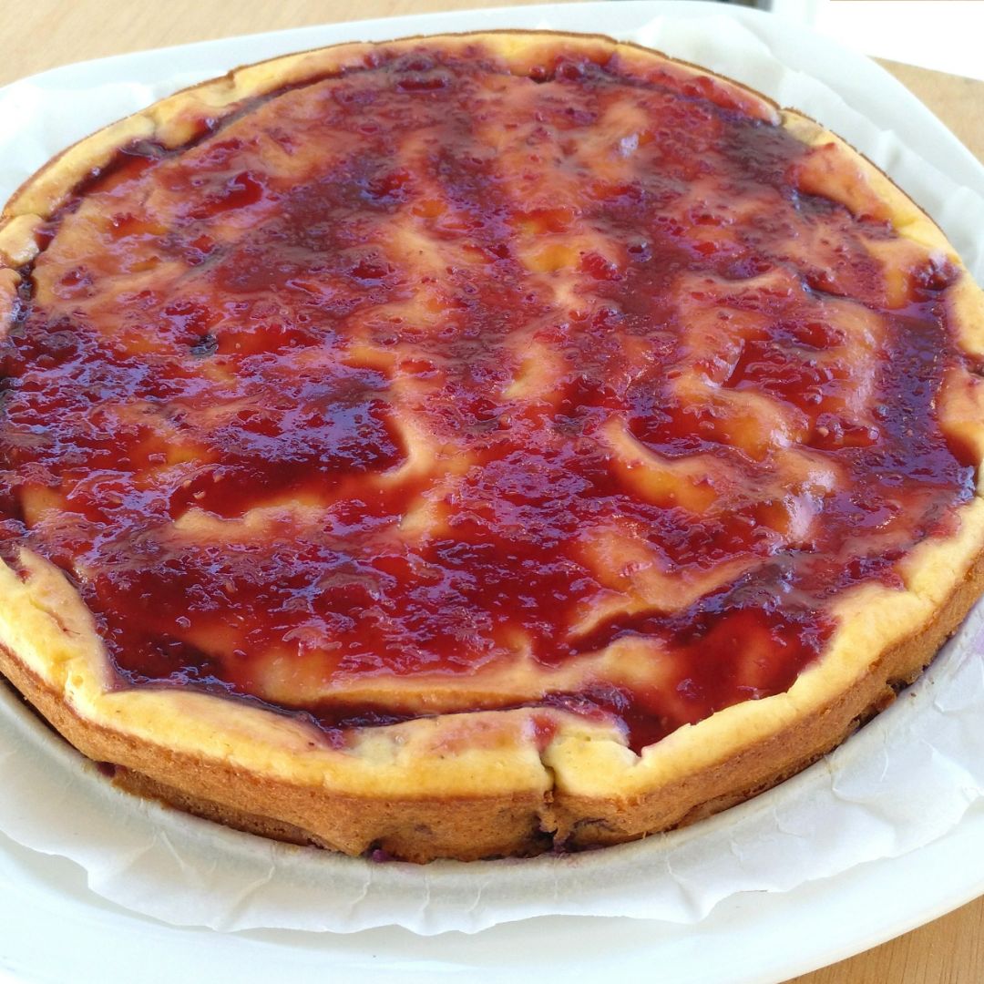 Cheesecake/ Tarta de queso
con frutos rojos 🍰 Paso 4 Cheesecake/ Tarta de queso
con frutos rojos 🍰 Paso 4