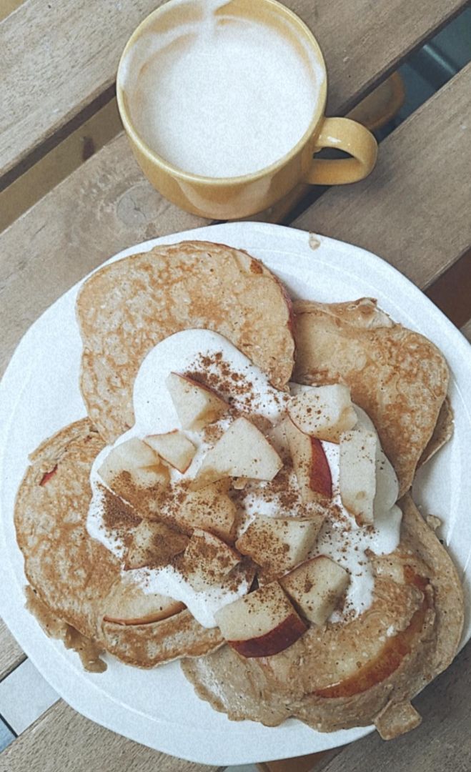 Tortitas de manzana Tortitas de manzana