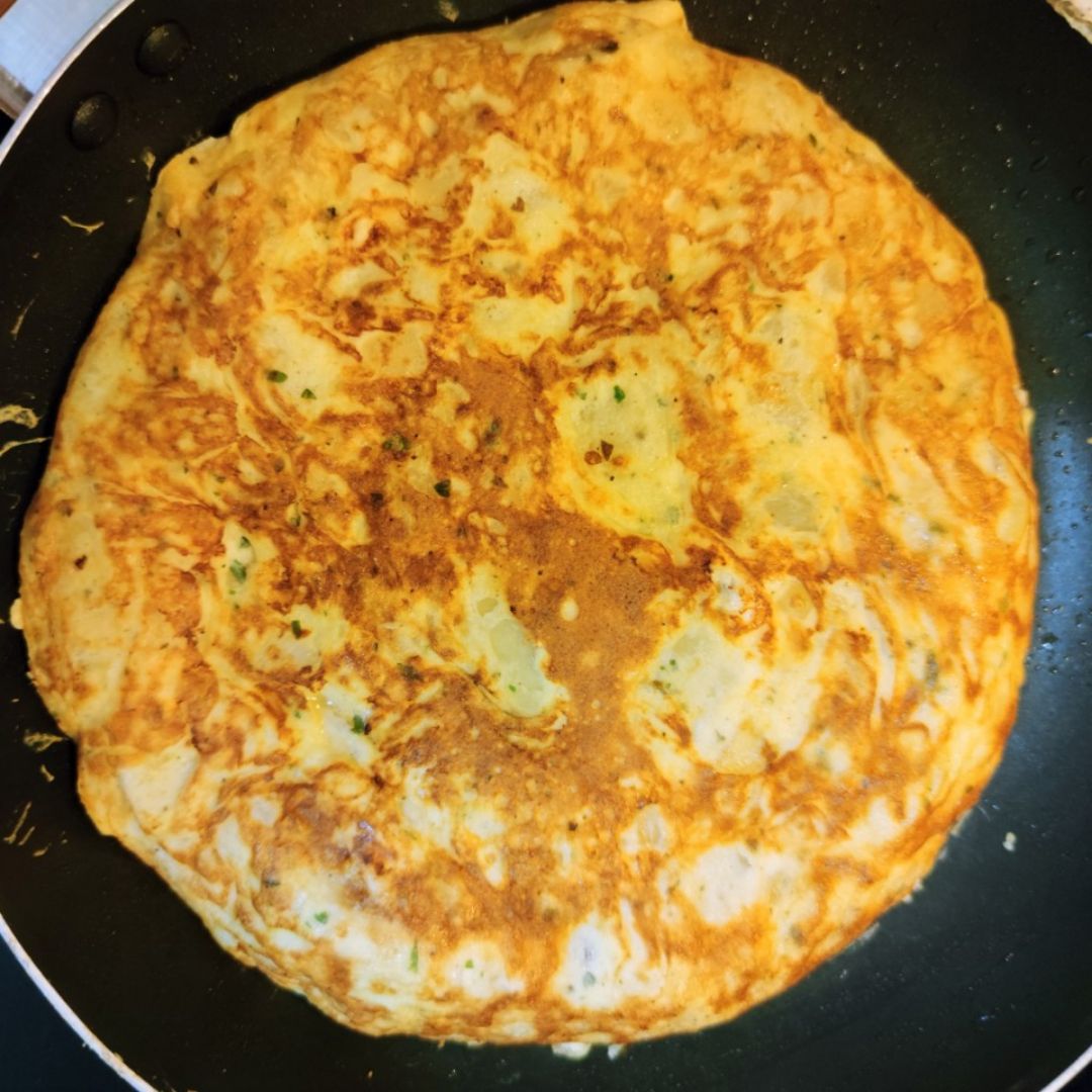 Tortilla de patatas al vapor Paso 0 Tortilla de patatas al vapor Paso 0