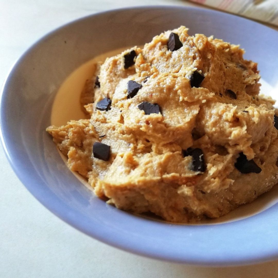Cookie dough con garbanzos Cookie dough con garbanzos