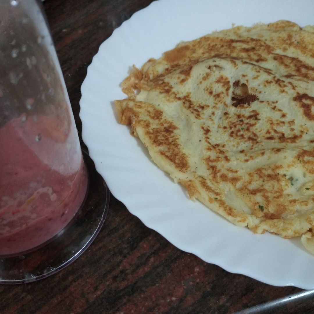 Crepes de jamón y queso con salsa de frambuesas Paso 2 Crepes de jamón y queso con salsa de frambuesas Paso 2
