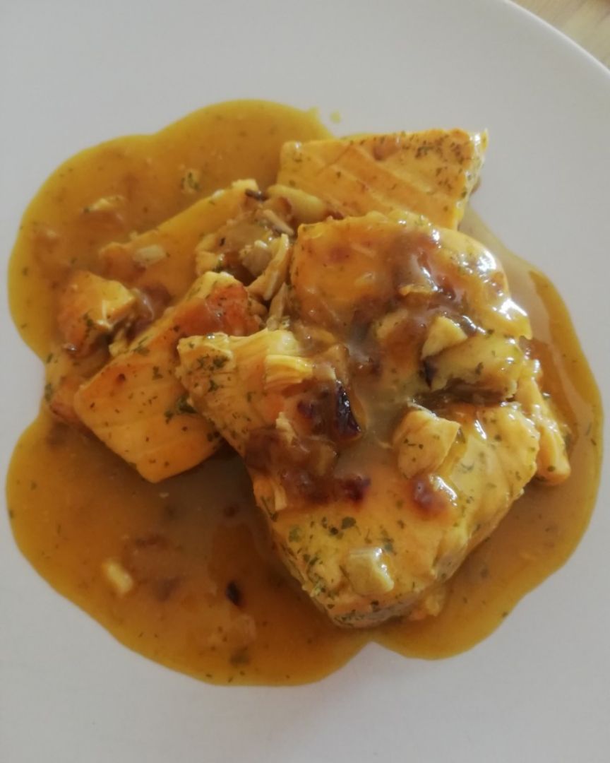 Salmón a la naranja Salmón a la naranja