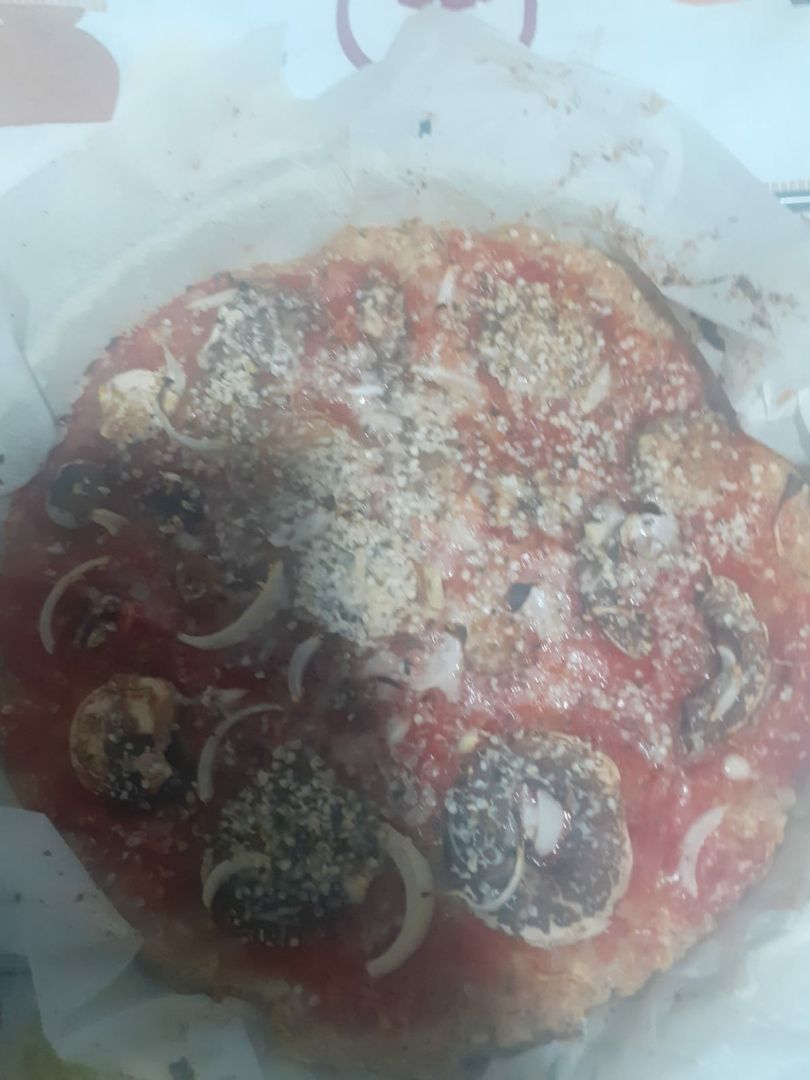 Pizza de base de yuca Pizza de base de yuca