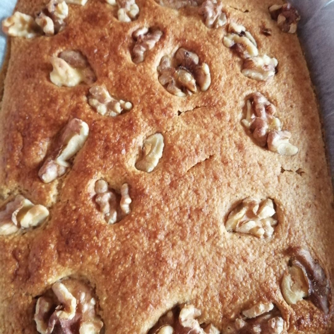 Bizcocho avena y nuez