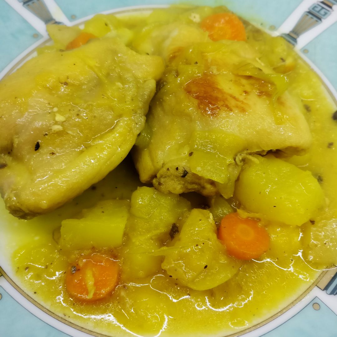 Pollo a la cerveza Pollo a la cerveza