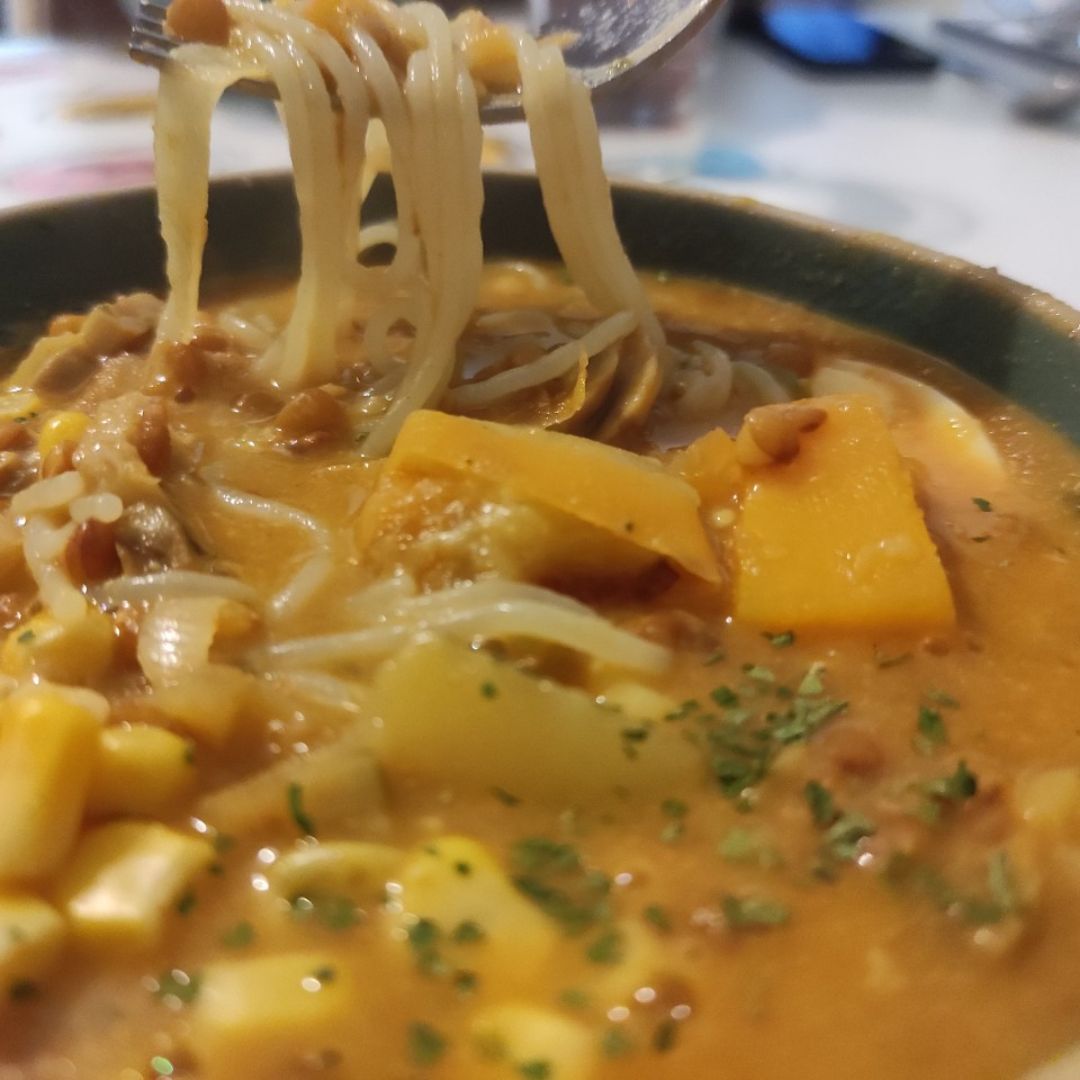 🍜 Sopa Thai de lentejas 🍜 Paso 5 🍜 Sopa Thai de lentejas 🍜 Paso 5