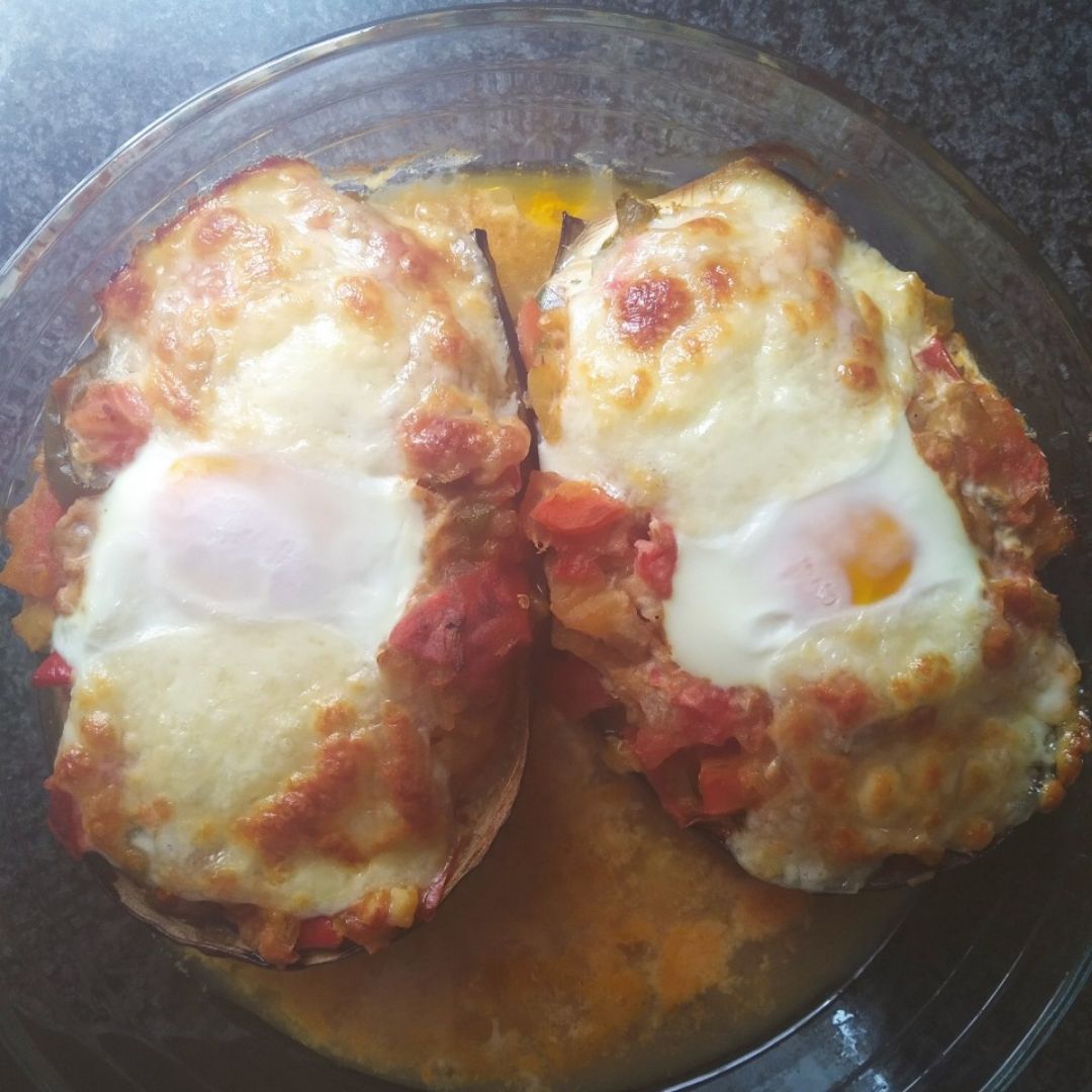Berenjena con huevo Berenjena con huevo