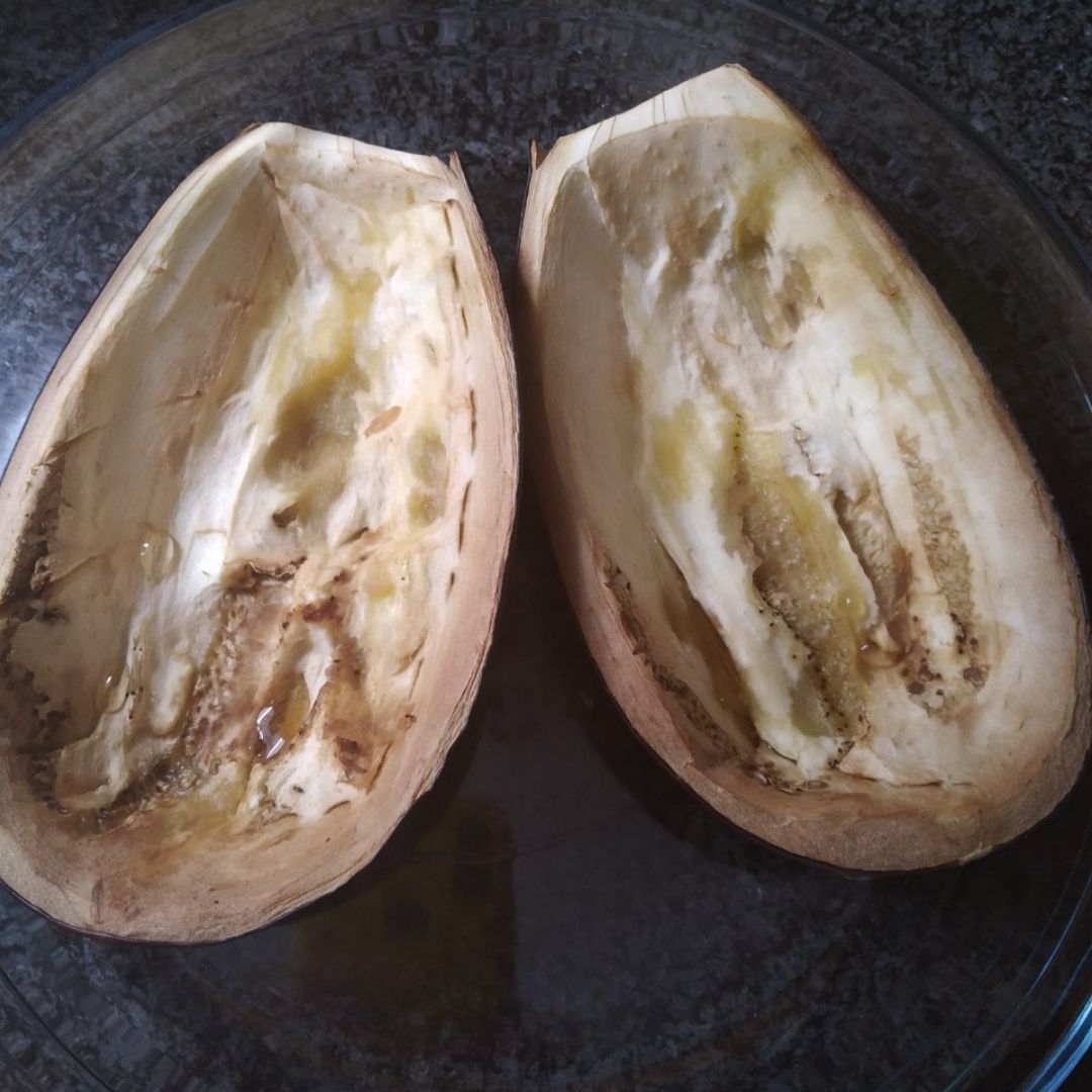 Berenjena con huevo Paso 0 Berenjena con huevo Paso 0