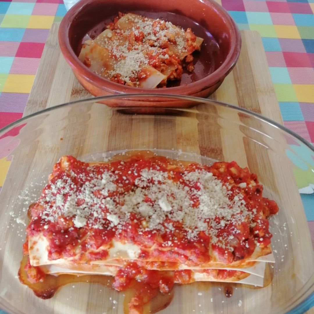 Lasaña vegana Lasaña vegana