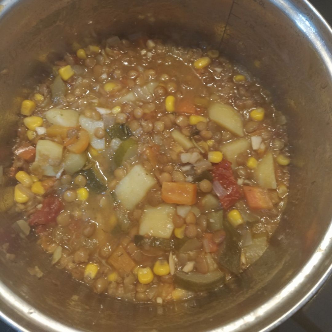Lentejas con verduras Lentejas con verduras