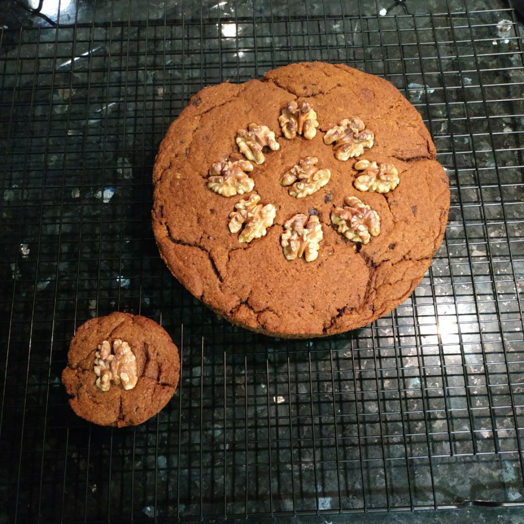 Brownie de Boniato con Cacao y Nueces Paso 1 Brownie de Boniato con Cacao y Nueces Paso 1