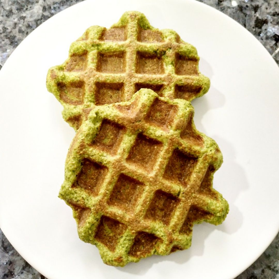 Gofres de brócoli Gofres de brócoli
