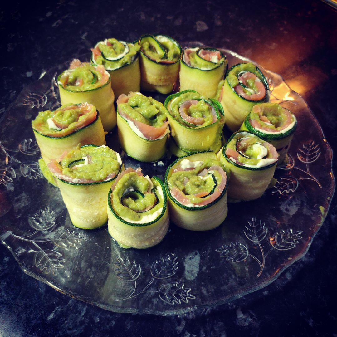 Makis de calabacín Makis de calabacín