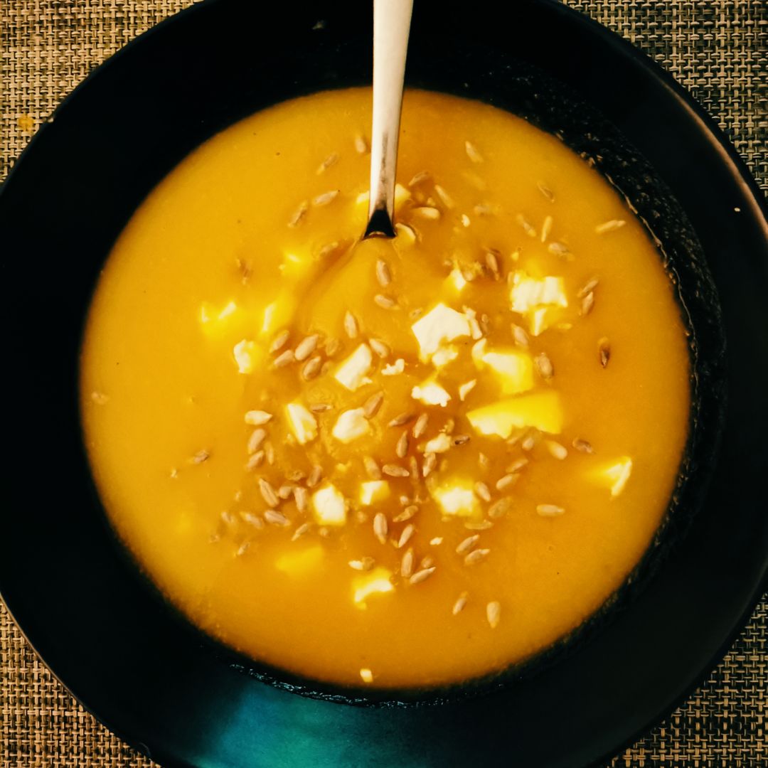 Crema de calabaza y zanahoria 
