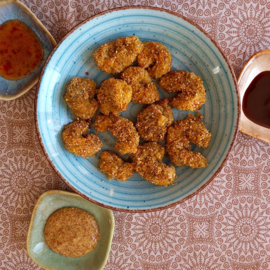 Gambas rebozadas en airfryer