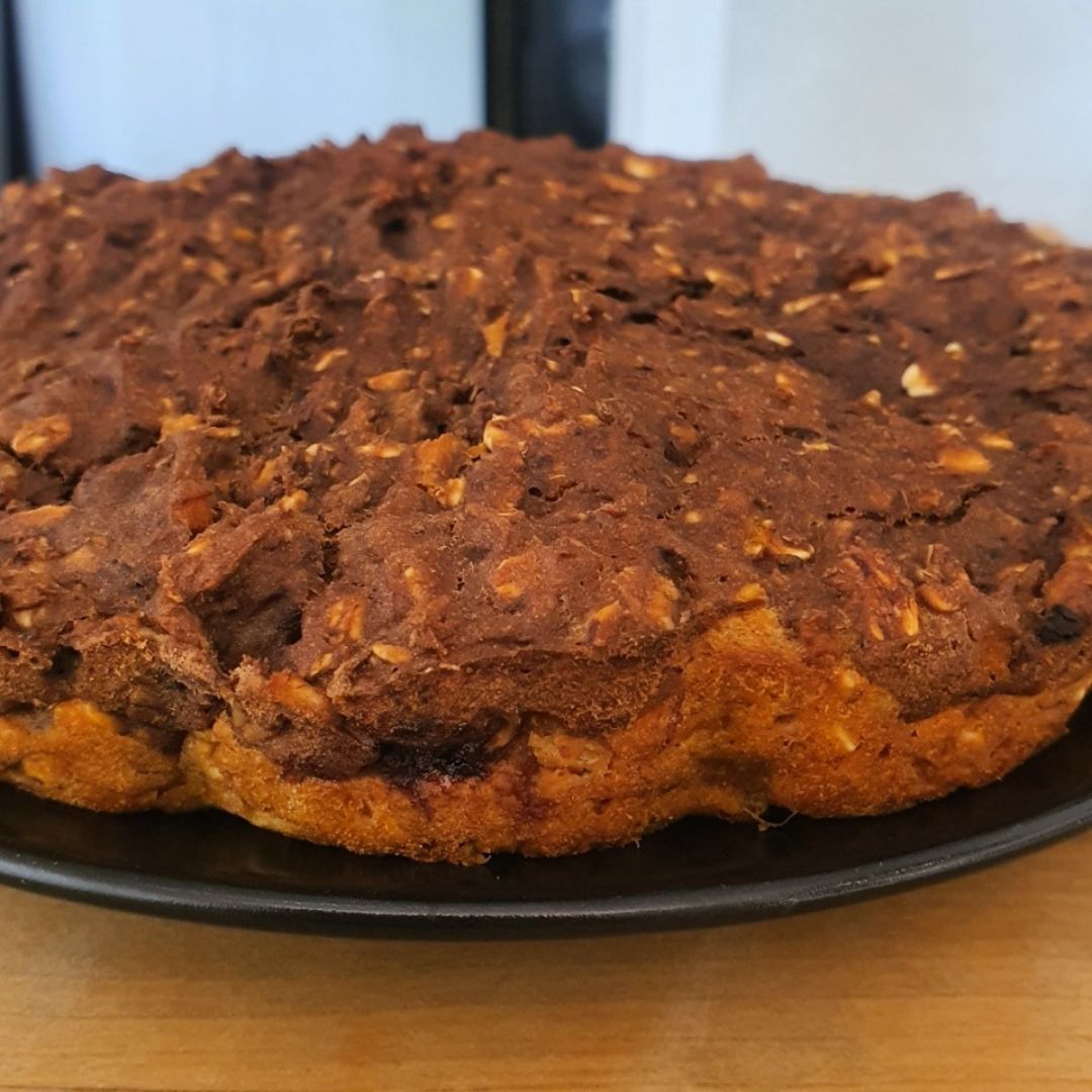 Bizcocho de boniato y plátano 