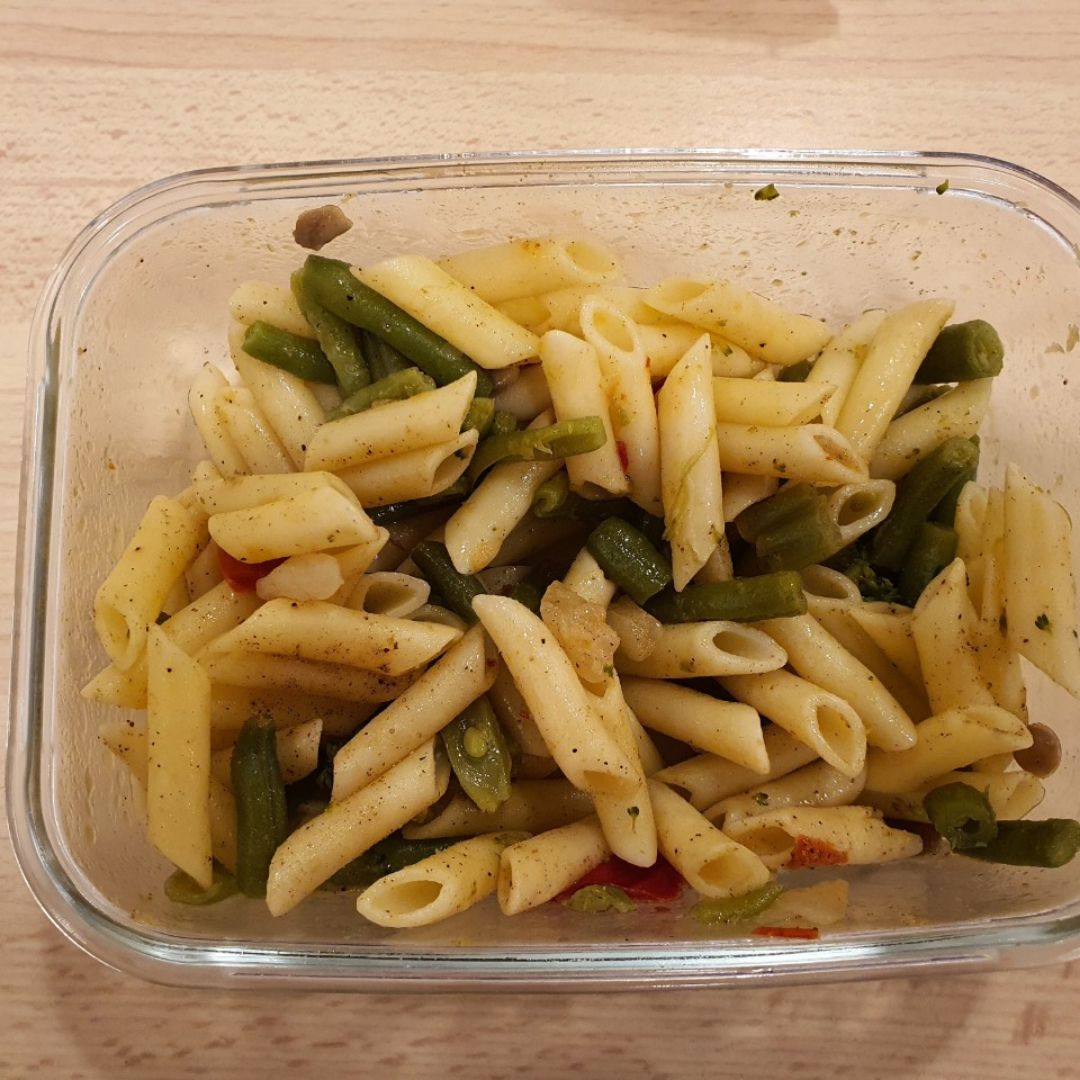 Macarrones salteados Macarrones salteados