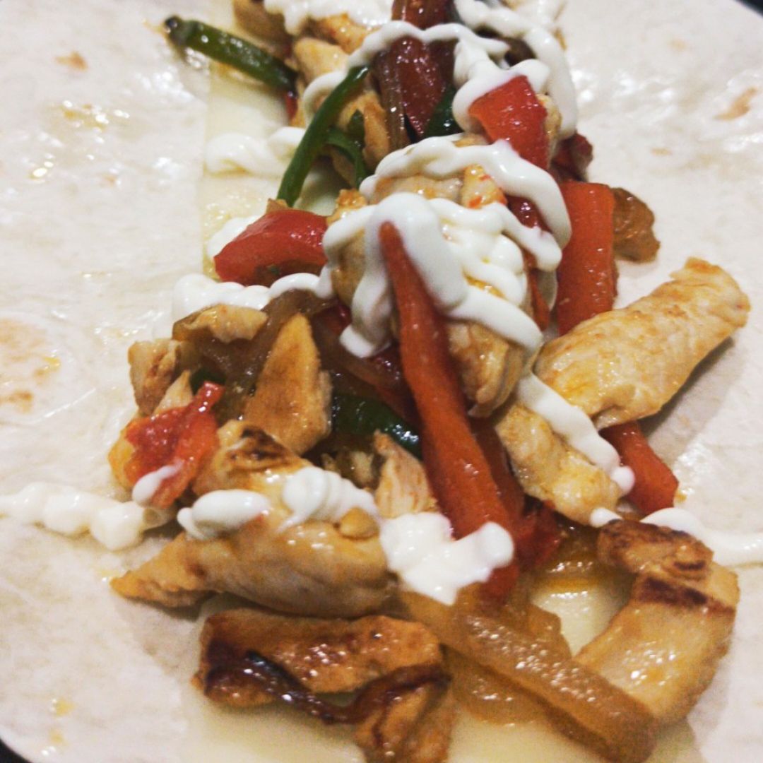 Fajita de pollo Fajita de pollo